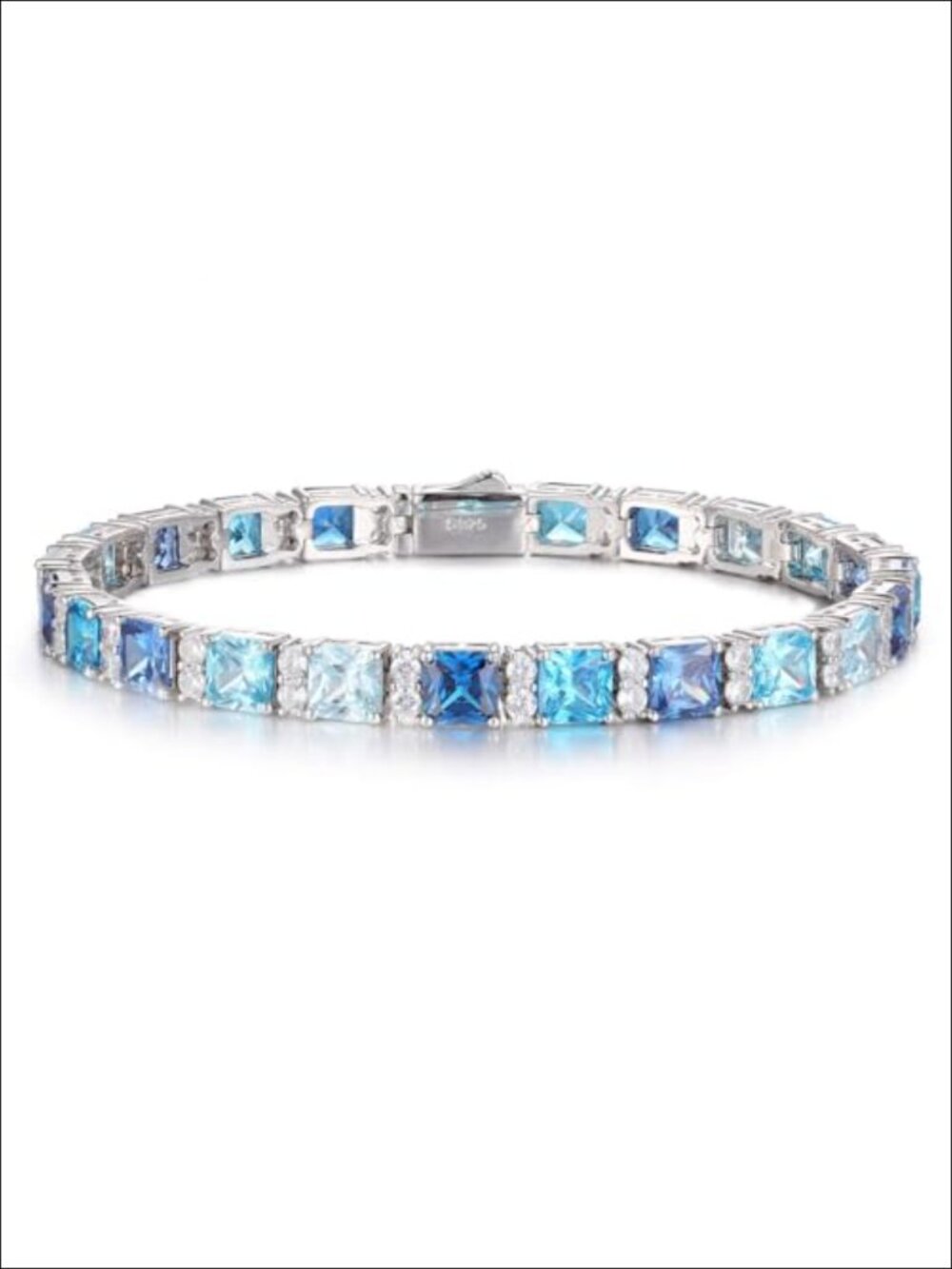 Tennis Bracelet 6.5-8 Inch 925 Sterling Silver Cubic Zirconia 18K Gold Plated